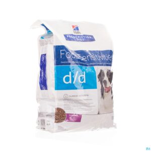 Packshot Hills Prescrip.diet Canine Dd Duck&rice 12kg 9322m