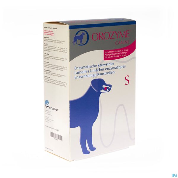 Packshot Orozyme Canine S Kauwstrips Enzym.hond
