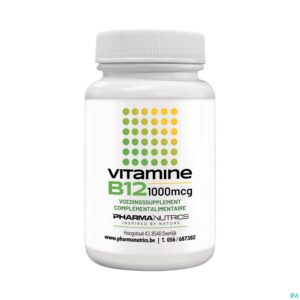 Packshot Vitamine B12 Pot Comp 120 Pharmanutrics