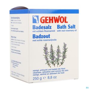 Packshot Gehwol Badzout Rozemarijn 10x25g Consulta