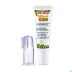 Productshot Nuby Citroganix Tand- en tandvleesgel + vingertandenborsteltje – 15g - 4m+