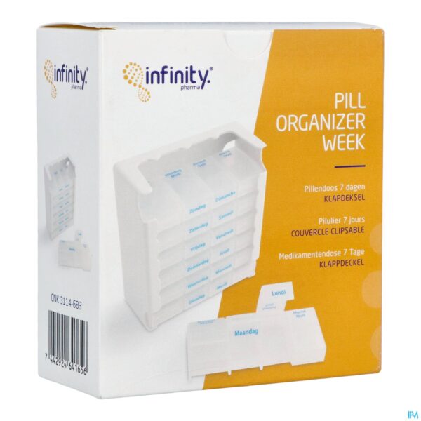 Packshot Pill Organizer Week Klapdeksel