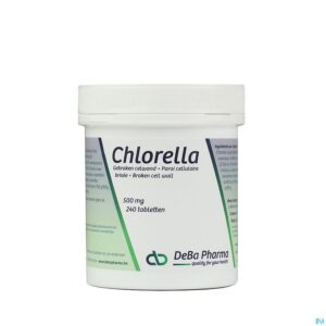 Packshot Chlorella Comp 240x500mg Deba