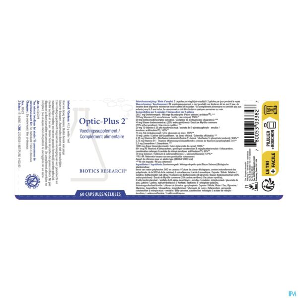 Lifestyle_image Optic Plus 2 Biotics Caps 60