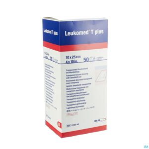 Packshot Leukomed T Plus Verb Ster 10,0cmx25cm 50 7238203