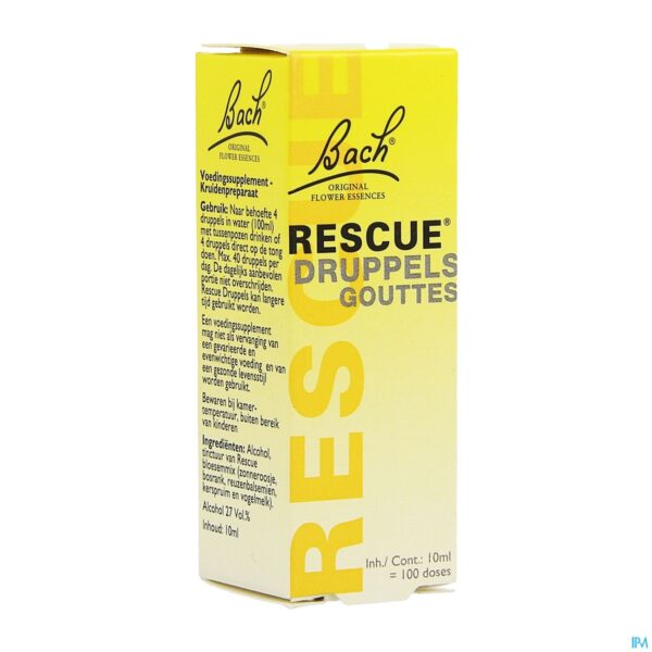 Packshot Bach Rescue Gutt 10ml