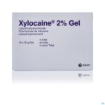 Packshot Xylocaine Gel Ser/spuit 10x10g 2%
