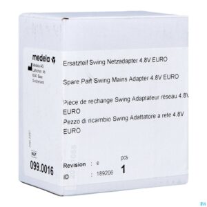 Packshot Medela Netstroom Adapter 4,8v Voor Swing