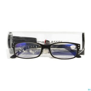 Packshot Pharmaglasses Visionblue Pc01 Leesbril +3.00 Black