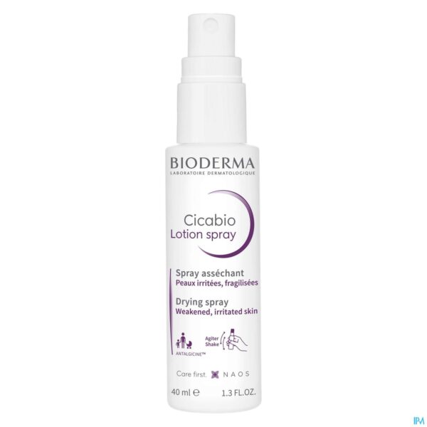 Productshot Bioderma Cicabio Lotion Herstellende Spray 40ml