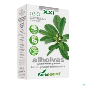 Packshot Soria 3-s Trigonella Foenum-graecum l Xxi Caps 30