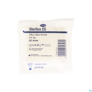 Packshot Sterilux Es 7,5x7,5cm 8l.st. 30x5 P/s