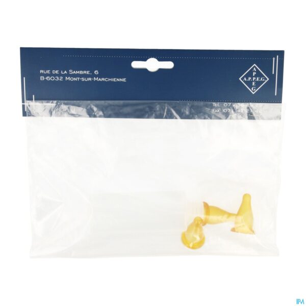 Packshot Appeg Zuigfl Plast + 3 Spenen Kat-hond100