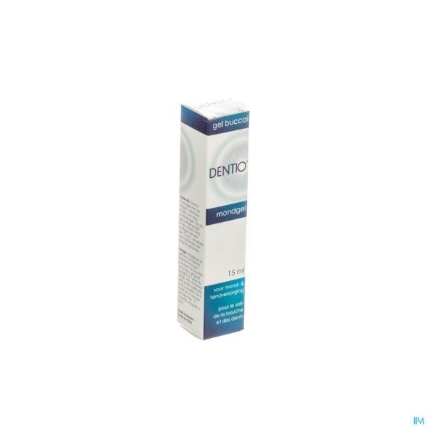 Packshot Dentio Gel Mondgel Tube 15ml Packshot Dentio Gel Mondgel Tube 15ml