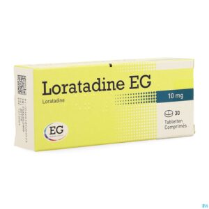 Packshot Loratadine EG 10 Mg Tabl  30 X 10 Mg