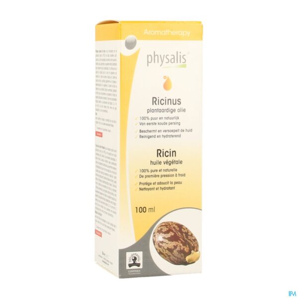 Packshot Physalis Plantaardige Olie Ricinus Bio 100ml