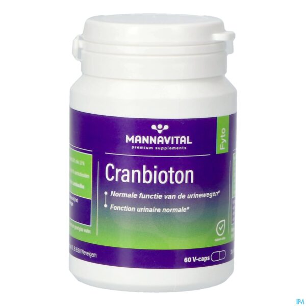 Productshot Mannavital Cranbioton V-caps 60
