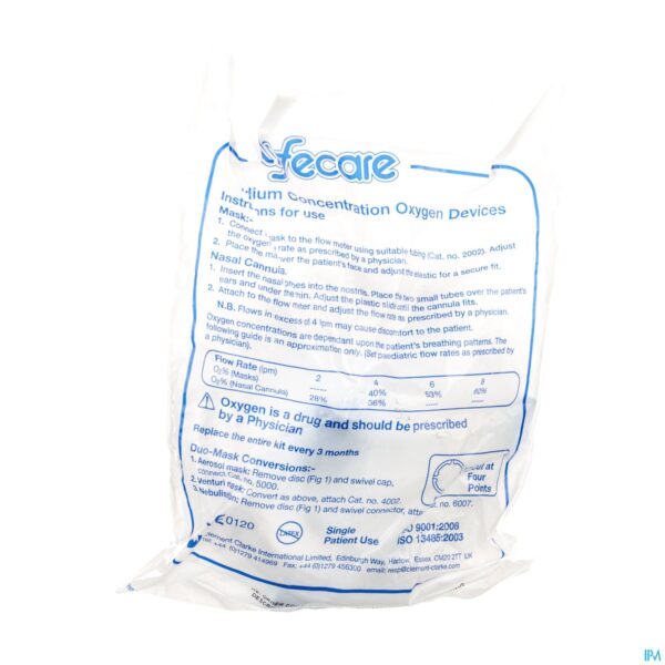 Packshot Lifecare Zuurstofmasker Volw + Slang 2011