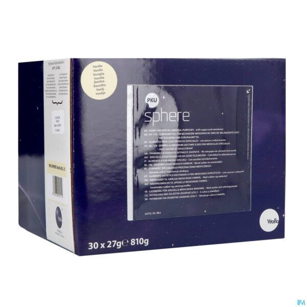 Packshot Pku Sphere 15 Vanille 30 X 27g