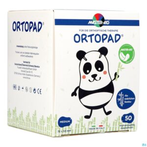 Packshot Ortopad Wit Medium Oogkompres 50 70022