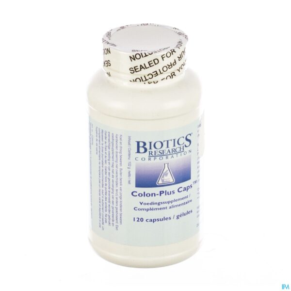 Packshot Colon Plus Biotics Caps 120