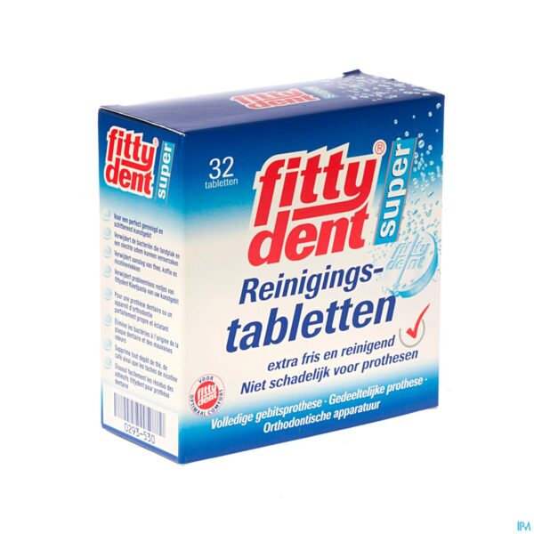 Packshot Fittydent Reiniger Bruistabl 32