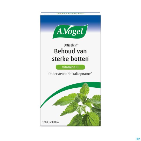 Packshot A.Vogel Urticalcin 1000 tabletten Packshot A.Vogel Urticalcin 1000 tabletten