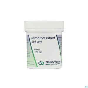 Packshot Groene The V-caps 60x500mg Deba