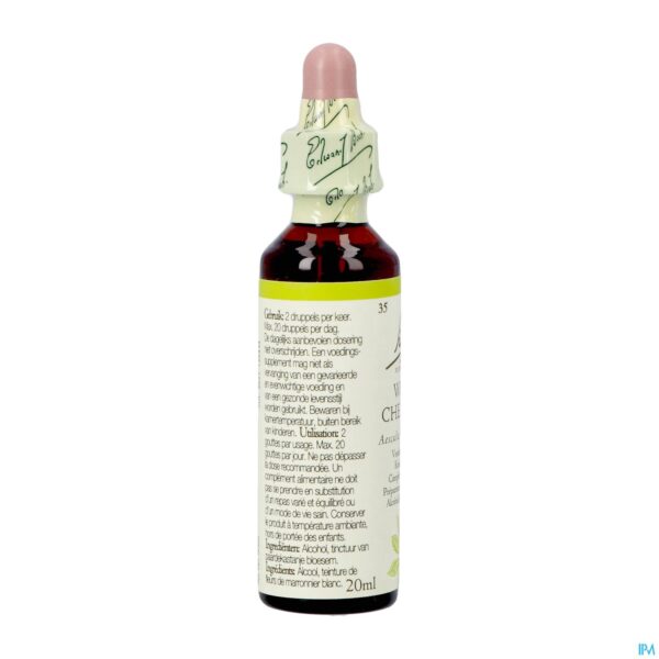 Packshot Bach Flower Remedie 35 White Chestnut 20ml