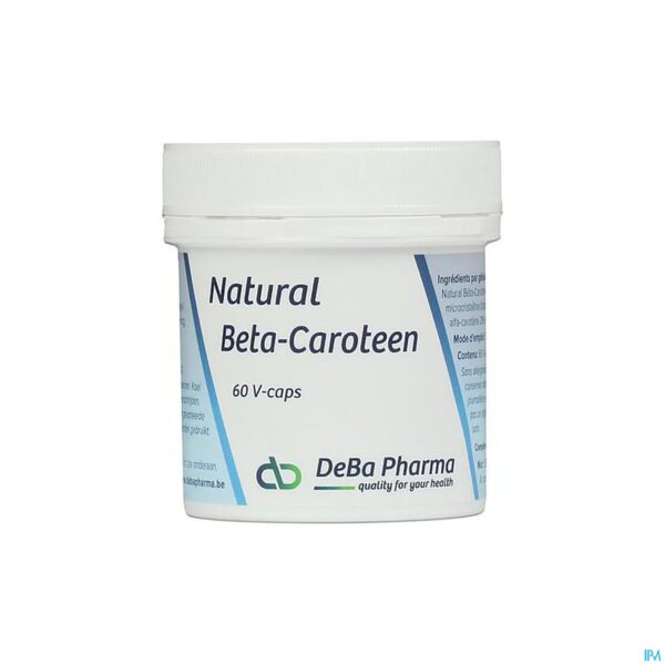 Packshot Beta Carotene Caps 120 Deba