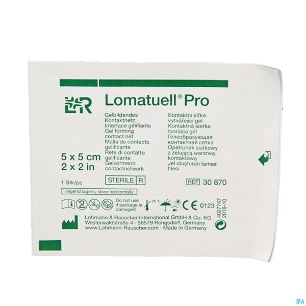 Productshot Lomatuell Pro Kompres Ster 5x 5cm 10 30870