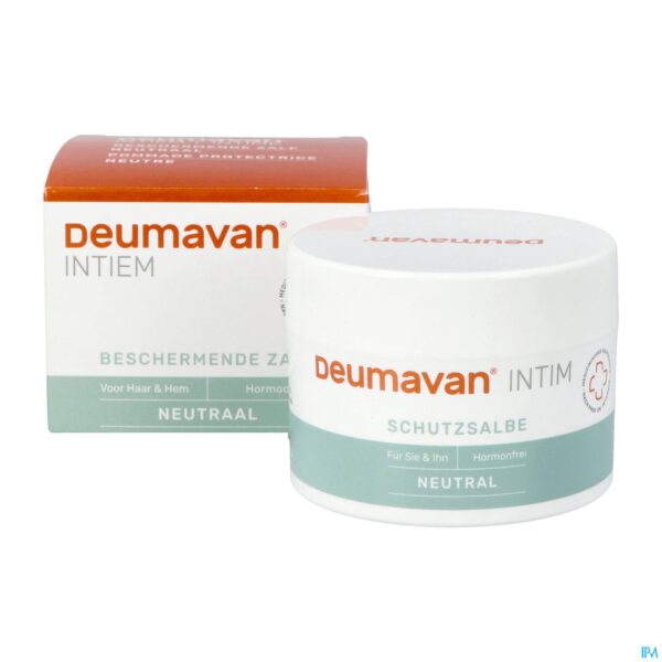 Productshot Deumavan Intieme Zalf Natuur Pot 100ml