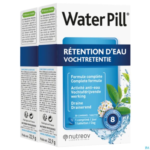 Packshot Waterpill Vochtretentie Duo Comp 2 X 30 Blister