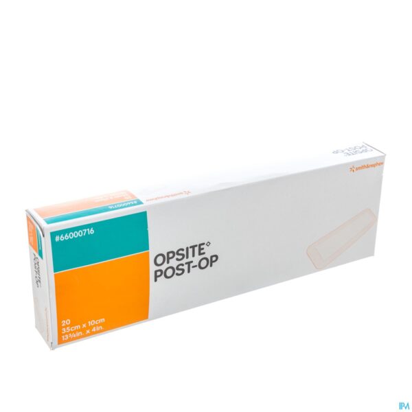 Packshot Opsite Post Op 35,0cmx10,0cm 20 66000716 Packshot Opsite Post Op 35,0cmx10,0cm 20 66000716