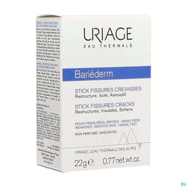 Packshot Uriage Bariederm Kloven-barsten Stick 22g