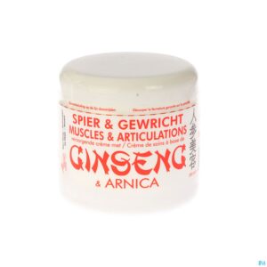 Packshot Jia-wei-ginseng Cr Verzorg+arnica Spier-gewr.250ml