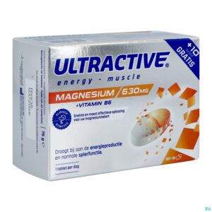 Packshot Ultractive Magnesium 630mg Comp 60