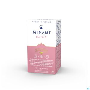 Packshot Minami Mor Dha Citroensmaak Caps 60x500mg
