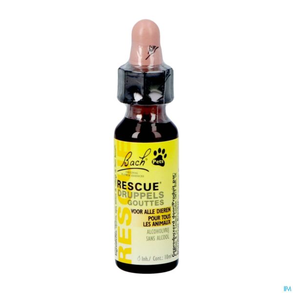 Productshot Bach Rescue Pets Druppels 10ml