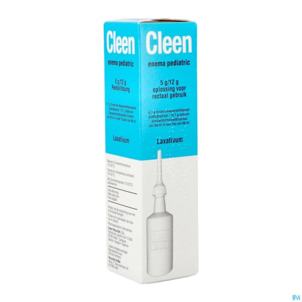 Packshot Cleen Enema Pediatric 5g/12g Opl Rect.gebr.fl 66ml Packshot Cleen Enema Pediatric 5g/12g Opl Rect.gebr.fl 66ml
