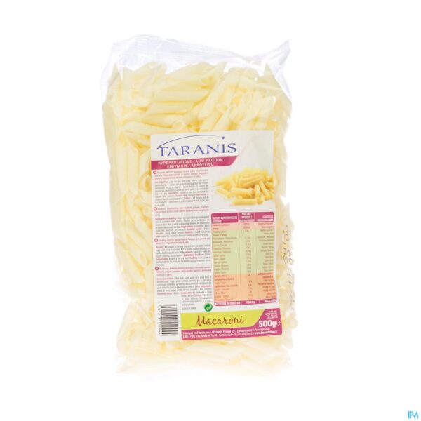 Packshot Taranis Pasta Macaroni 500g