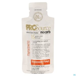 Packshot Prosource Nocarb Bosbes 15g Eiwit Zakje 1x30ml