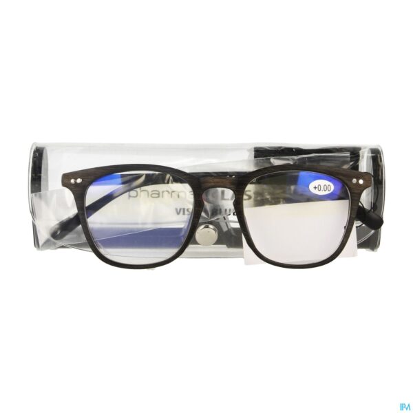 Packshot Pharmaglasses Visionblue Pc02 Leesbril +0.00 Brown