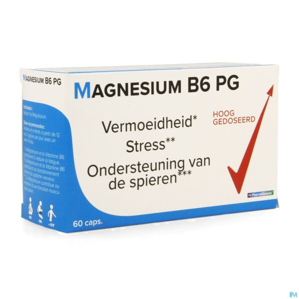 Packshot Magnesium B6 Pg Pharmagenerix Caps 60