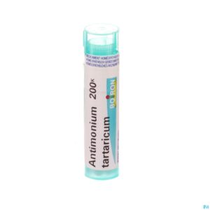 Packshot Antimonium Tartaricum 200k Gr 4g Boiron
