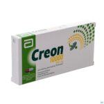 Packshot Creon 10000 Caps Maagsapresist Hard 20 X 150mg