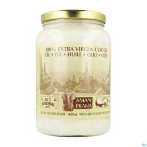 Packshot Amanprana Extra Virgin Cocos Olie 1600ml