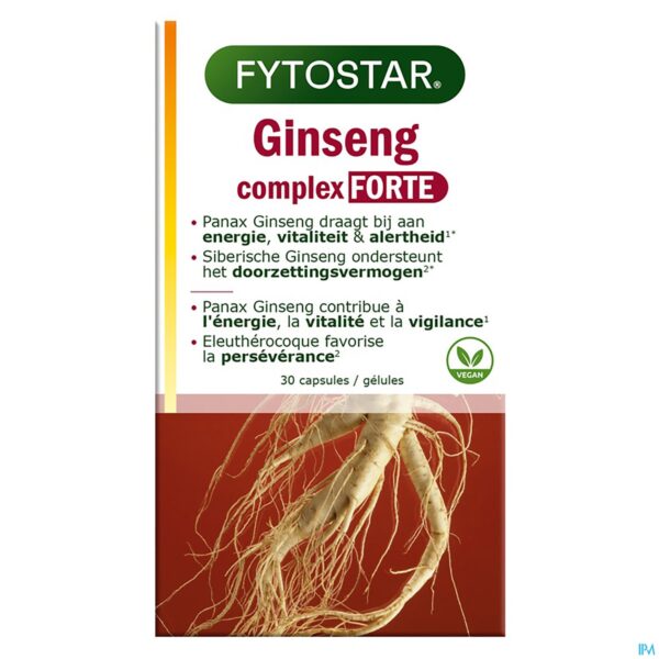 Packshot Fytostar Ginseng Complex Forte Caps 30 Packshot Fytostar Ginseng Complex Forte Caps 30