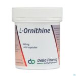 Packshot l-ornithine Caps 60x500mg Deba