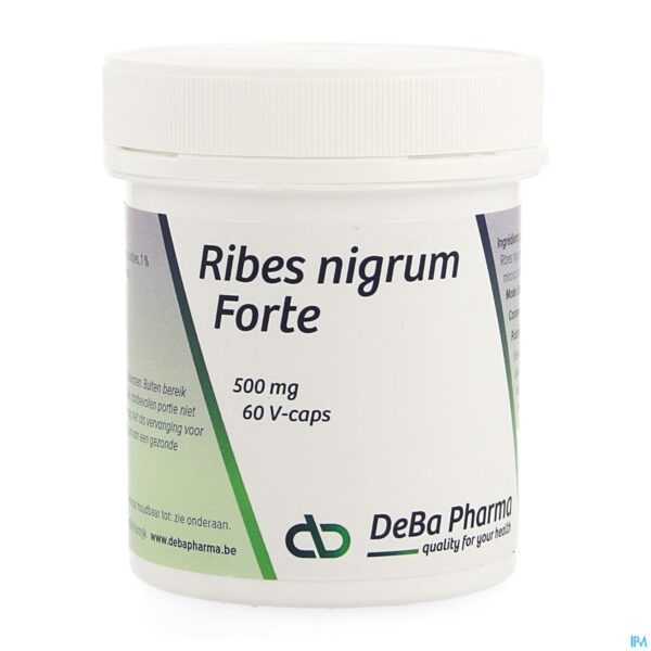 Packshot Ribes Nigrum V-caps 60 Deba